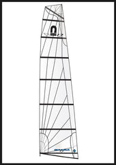 Grand voile pentex blanche Nacra 17