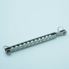 Latte ridoir lg 175mm avec axes diam 6mm et anneaux brisés