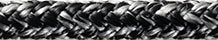 Ecoute Robline DINGHY 8 mm gris/noir