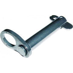 Axe inox à languette - tête anneau L50/diam6