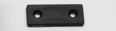 Contreplaque plastique noire pour sangle de rappel - 10 pièces