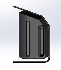 Kit trampoline Onefly en tissu 6oz noir