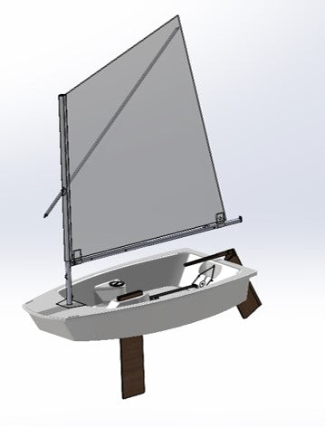 bateau optimiste en polyethylene version c