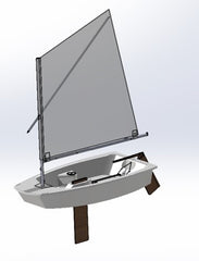 bateau optimiste en polyethylene version c