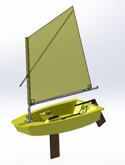 bateau optimiste en polyethylene version c