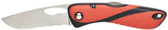 Couteau Offshore - Lame crantée - Orange