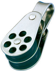 Poulie Inox, réa 24mm double (anneau)