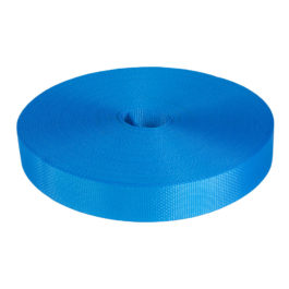 Sangle polypro 50 mm bleue ( bobine de 50 ml )