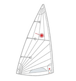 Voile Laser MKII (avec bouton)