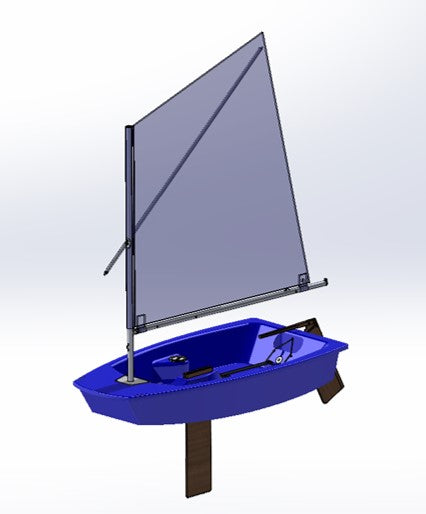 bateau optimiste en polyethylene version c