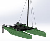 XS by ERPLAST - Catamaran de 10.5 pieds en polyéthylène